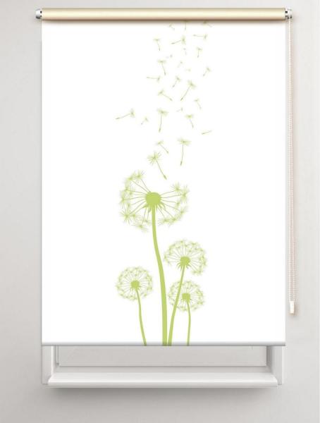 Rollo Dandelions Apfel , Rollo, Motivrollo, Rollo mit Druck, Fotorollo, bedrucktes Rollo, Fensterrollo,verdunkelndes Rollo, Sonnenschutz Rollo
